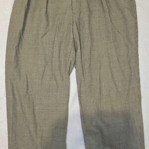 Ralph Lauren Men's Dress Pants - Olive Houndstooth